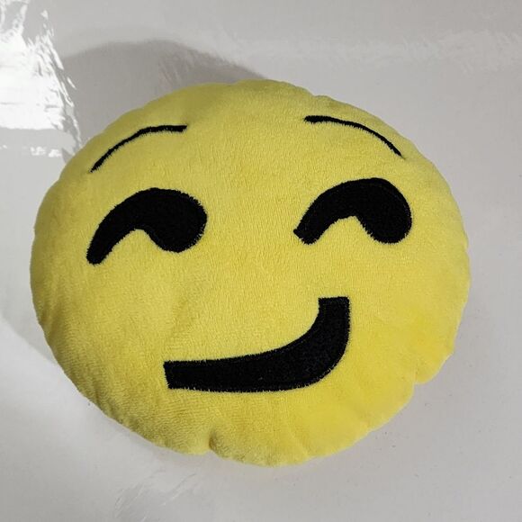 Kids / Adult Yellow Face Emoji Plush NEW FREE with $30 Bundle Purchase - Picture 2 of 6